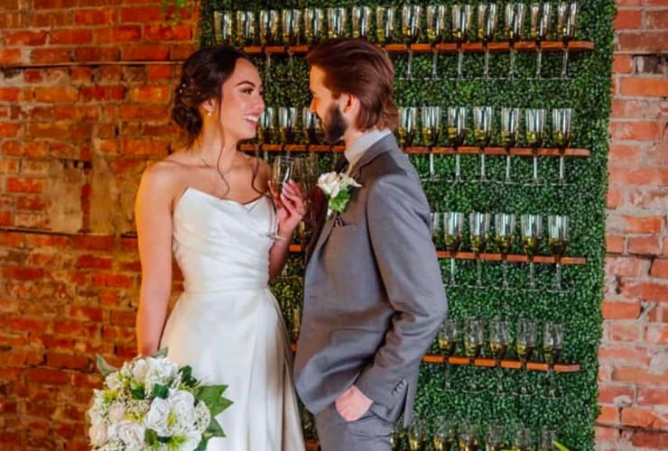 champagne wall huren